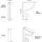 Ekena Millwork Ashford Single, Wrought Iron Bracket, (Single center brace), Antiqued Warm Si 1 1/2"W  x 10"D x 12"H BKTM01X10X12SASAWS - alternate 2